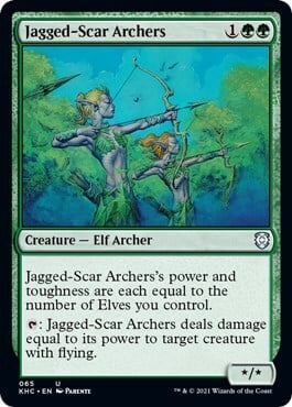 Jagged-Scar Archers Card Front