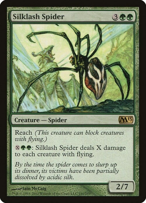 Silklash Spider Card Front