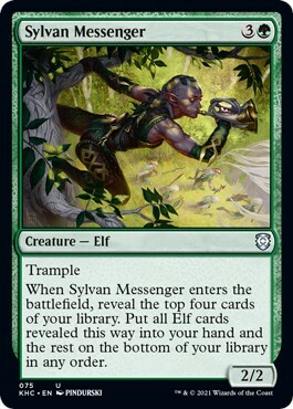 Sylvan Messenger Card Front