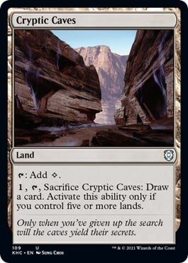 Cryptic Caves Card Front