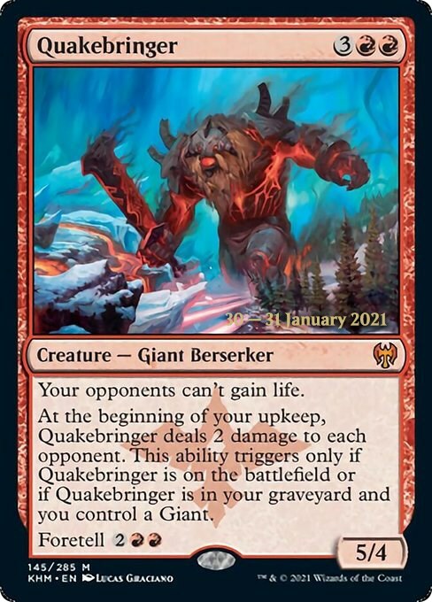 Quakebringer Card Front