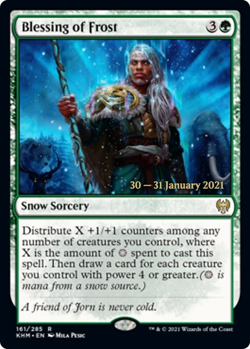 Blessing of Frost Card Front