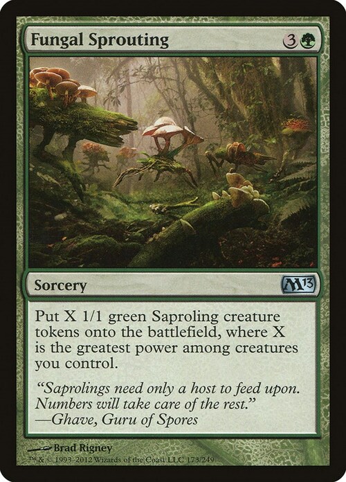 Fungal Sprouting Card Front