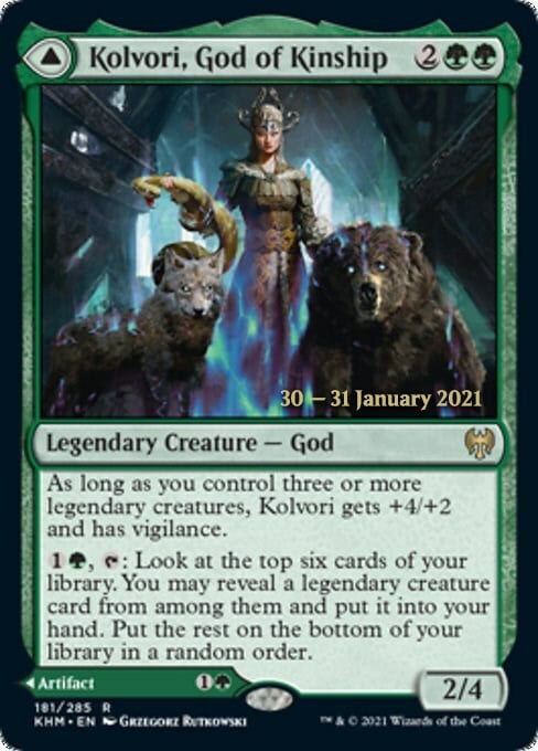 Kolvori, God of Kinship // The Ringhart Crest Card Front