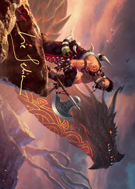 Art Series: Dragonkin Berserker Card Front