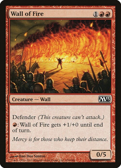 Wall of Fire Card Front