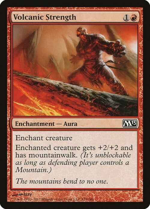 Volcanic Strength Card Front