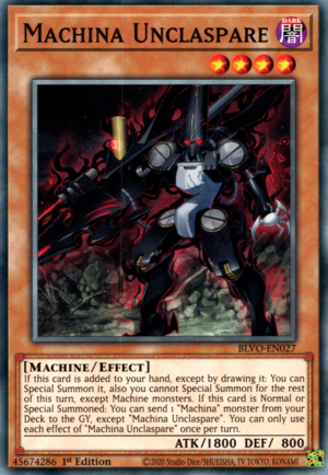 Machina Unclaspare Card Front