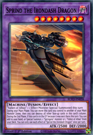 Sprind the Irondash Dragon Card Front