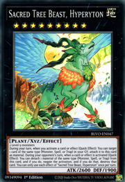 Sacred Tree Beast, Hyperyton · Super Rare 047