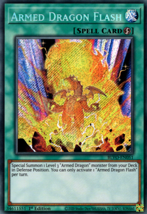 Armed Dragon Flash Card Front