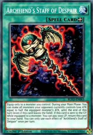 Archfiend's Staff of Despair Card Front