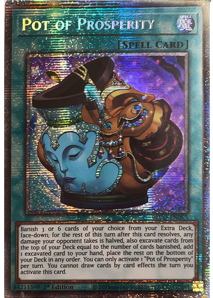 Pot of Prosperity Blazing Vortex YuGiOh! CardTrader
