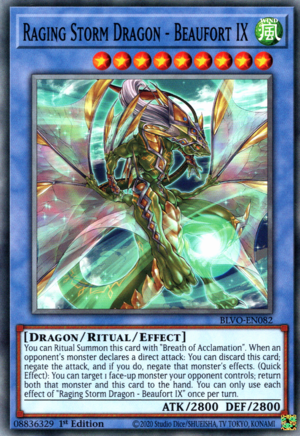 Raging Storm Dragon - Beaufort IX‎ Card Front