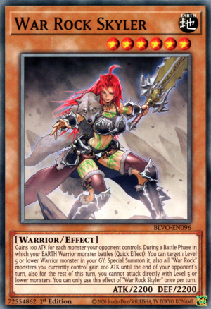 War Rock Skyler Card Front