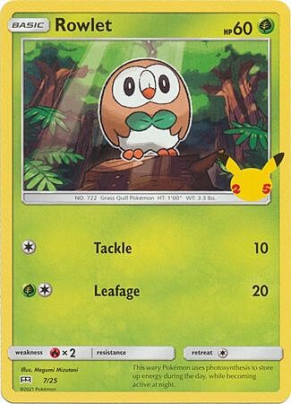 Rowlet Card Front