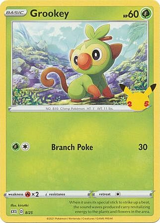 Grookey Card Front