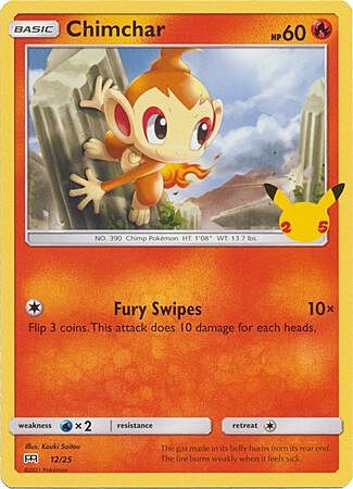 Chimchar [Fury Swipes] Card Front