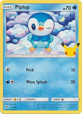 Piplup [Peck | Wave Splash] Card Front
