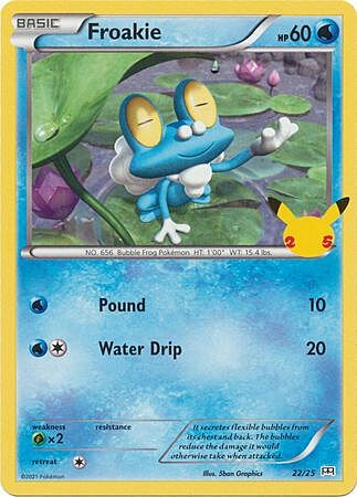 Froakie [Pound | Water Drip] Card Front