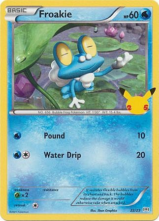 Froakie Card Front