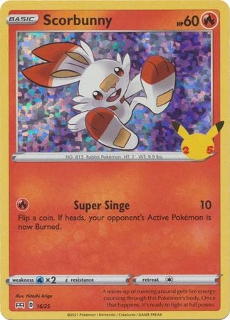 Scorbunny McDonald's Collection 25th Anniversary | Pokmon | CardTrader Scorbunny McDonald's Collection 25th Anniversary | Pokmon | CardTrader