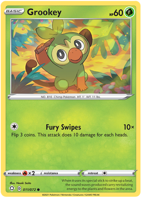 Grookey Card Front