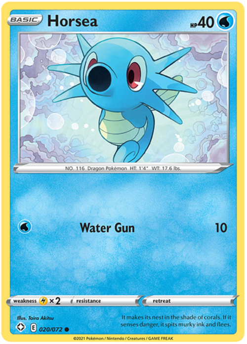 Horsea Card Front
