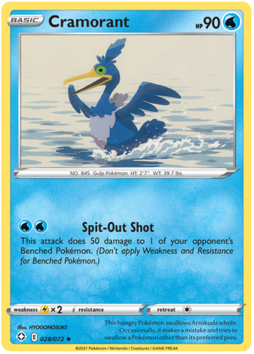 Cramorant Card Front