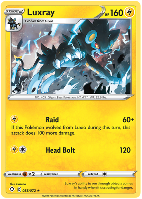 Luxray Card Front
