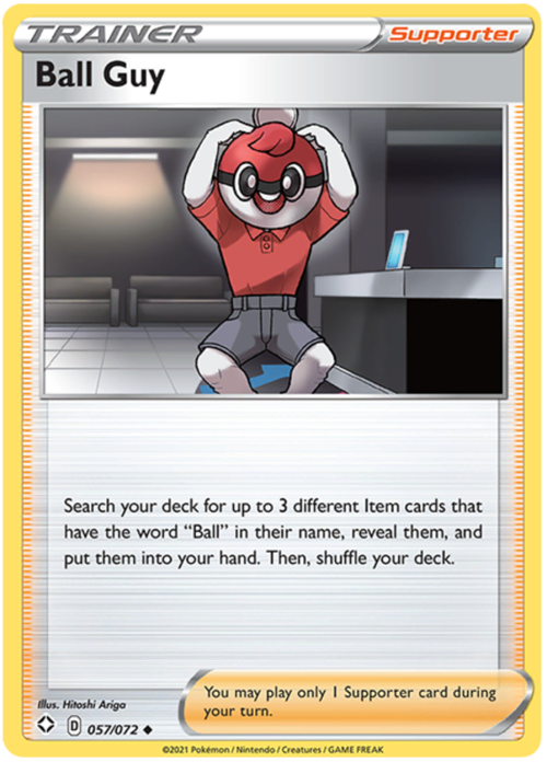 Ball Guy Card Front