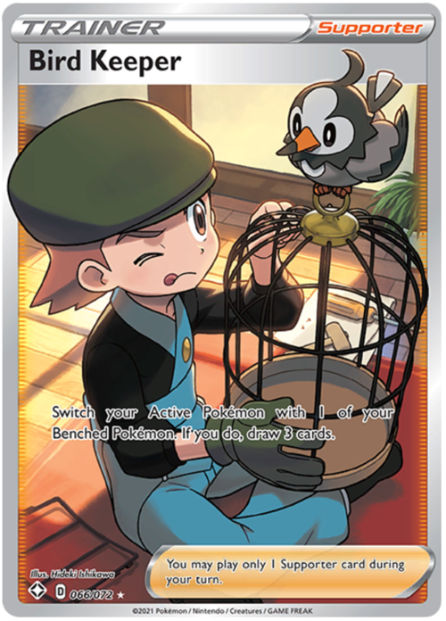 Bird Keeper Card Front