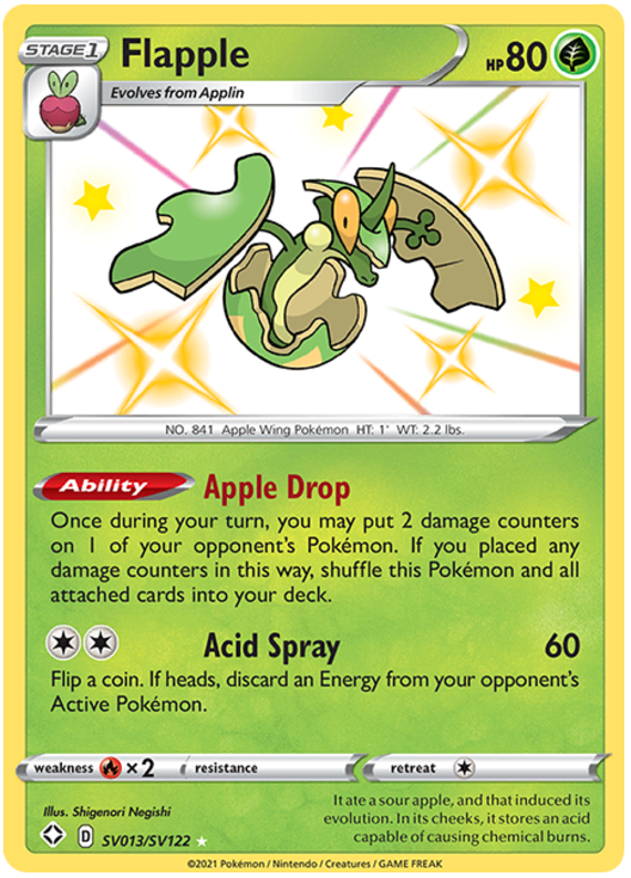 Flapple Shining Fates | Pokmon | CardTrader Flapple Shining Fates | Pokmon | CardTrader