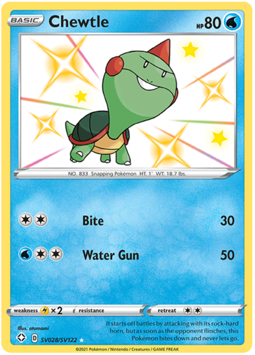 Chewtle Card Front