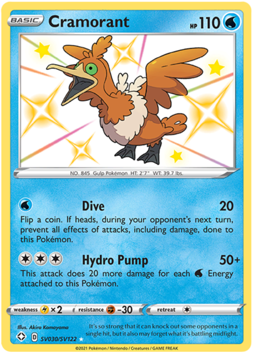 Cramorant Card Front