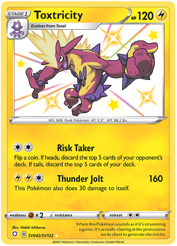 Toxtricity Shining Fates | Pokmon | CardTrader