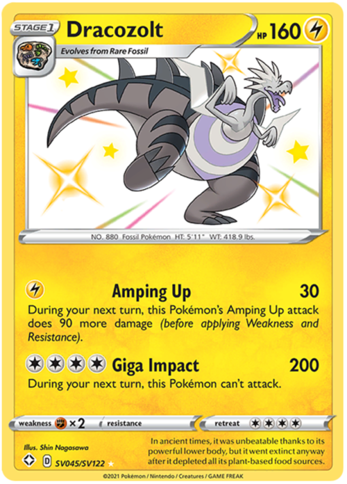 Dracozolt Card Front