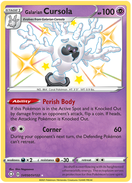 Galarian Cursola Card Front