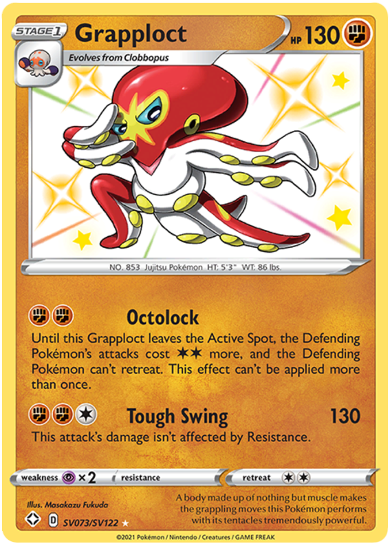 Grapploct Shining Fates Pokémon CardTrader