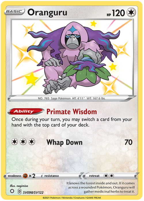 Oranguru Card Front
