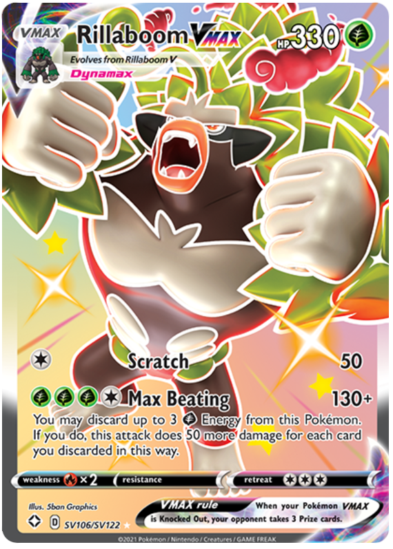 Rillaboom VMAX Shining Fates | Pokmon | CardTrader Rillaboom VMAX Shining Fates | Pokmon | CardTrader