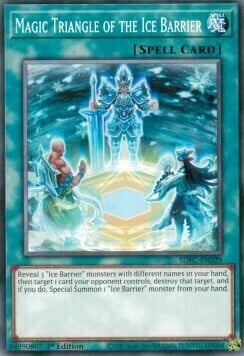 Magic Triangle of the Ice Barrier Card Front