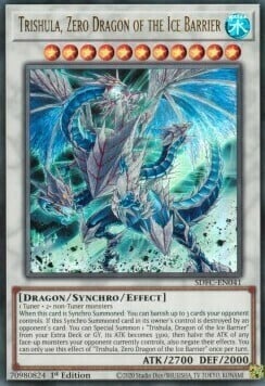 Trishula, Zero Dragon of the Ice Barrier Card Front