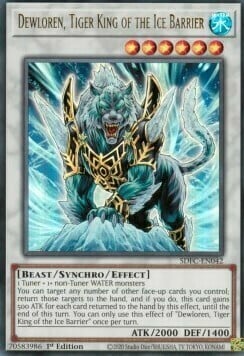 Dewloren, Tiger King of the Ice Barrier Card Front