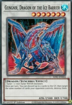 Gungnir, Dragon of the Ice Barrier Card Front