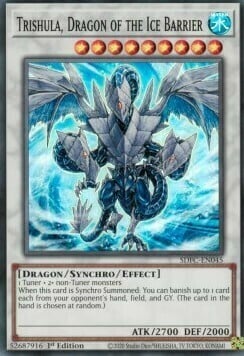 Trishula, Dragon of the Ice Barrier Card Front