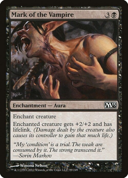 Mark of the Vampire Card Front