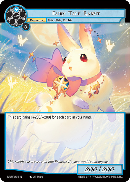 Fairy Tale Rabbit Card Front