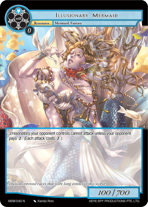 Illusionary Mermaid Card Front