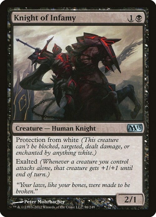 Knight of Infamy Card Front